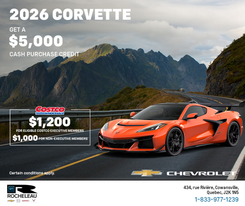 Get the 2026 Chevrolet Corvette