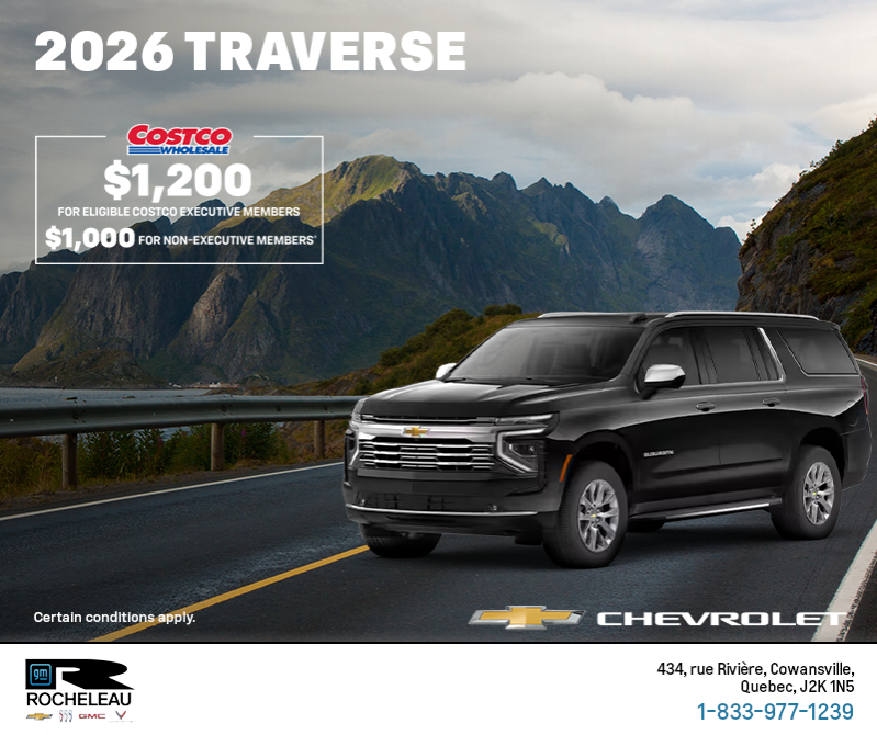 Get the 2026 Chevrolet Traverse