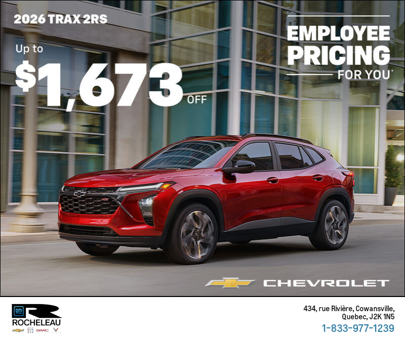 The 2026 Chevrolet Trax 2RS