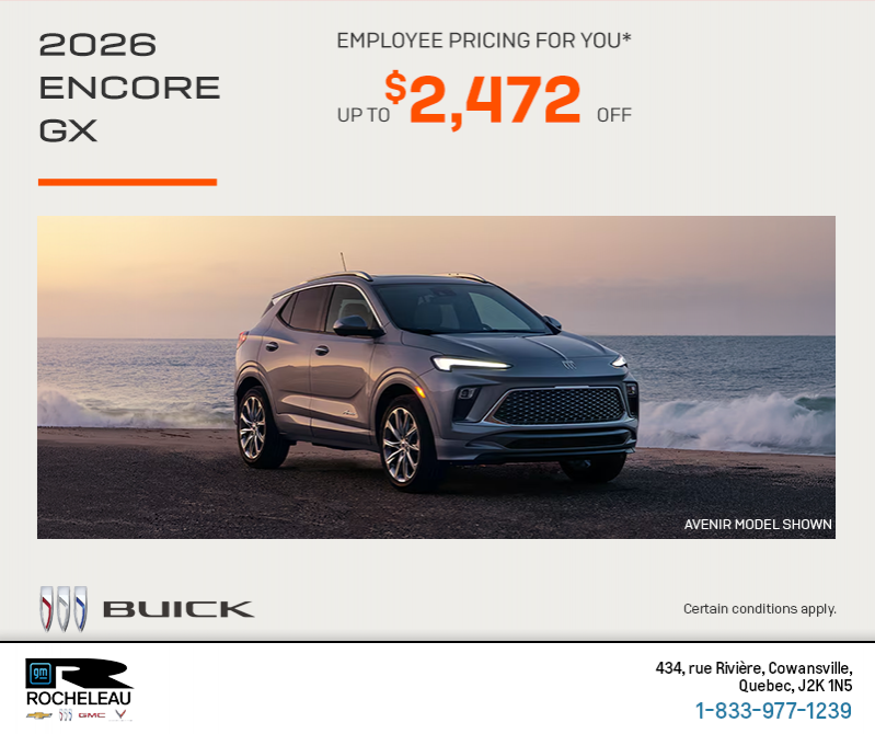 Get the 2026 Buick Encore GX