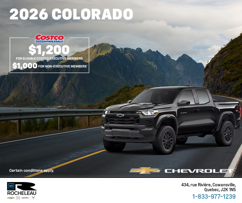 Get the 2026 Chevrolet Colorado