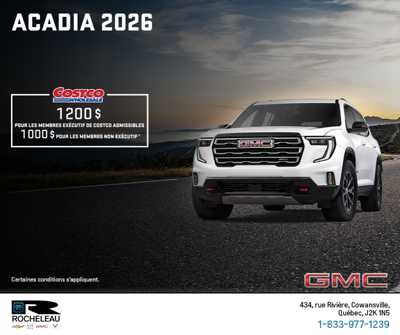 Le GMC Acadia 2026