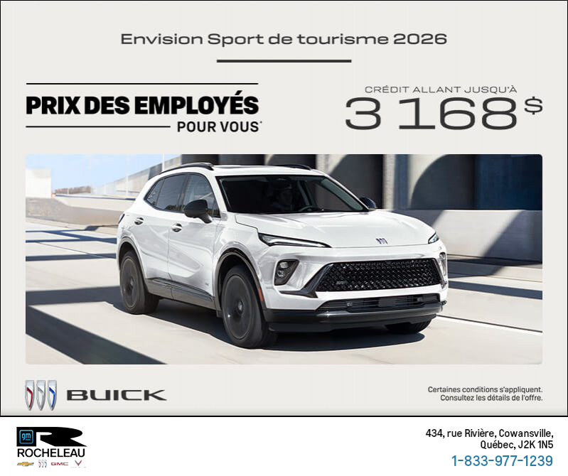 Procurez-vous la Buick Envision 2026