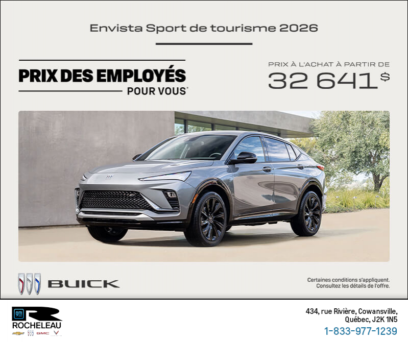 Procurez-vous la Buick Envista 2026