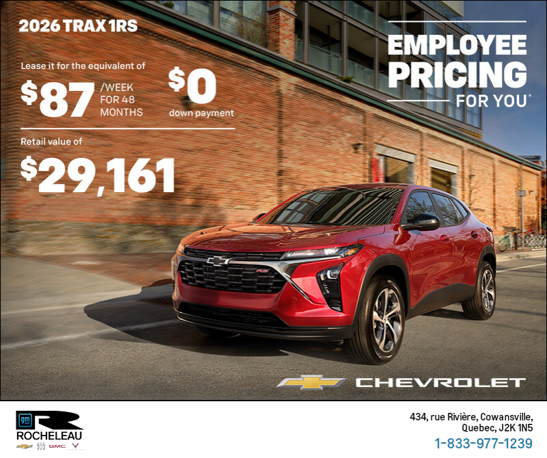 The 2026 Chevrolet Trax 2RS