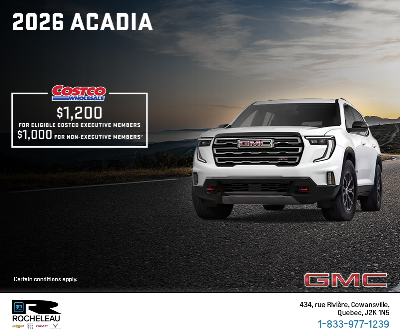 The 2026 GMC Acadia