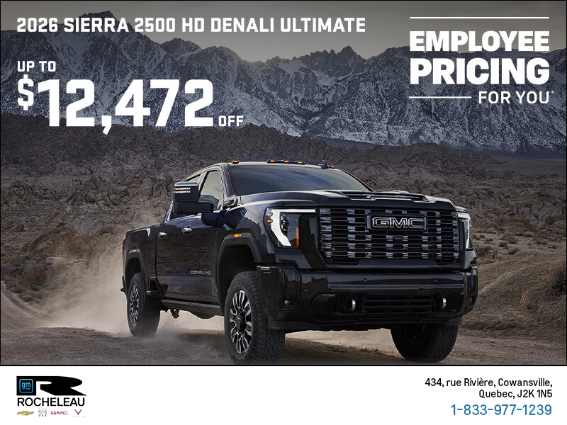 The 2026 GMC Sierra 2500 HD Denali Ultimate