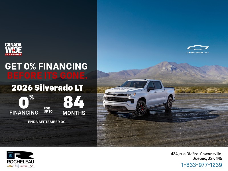 Get the 2026 Silverado LT