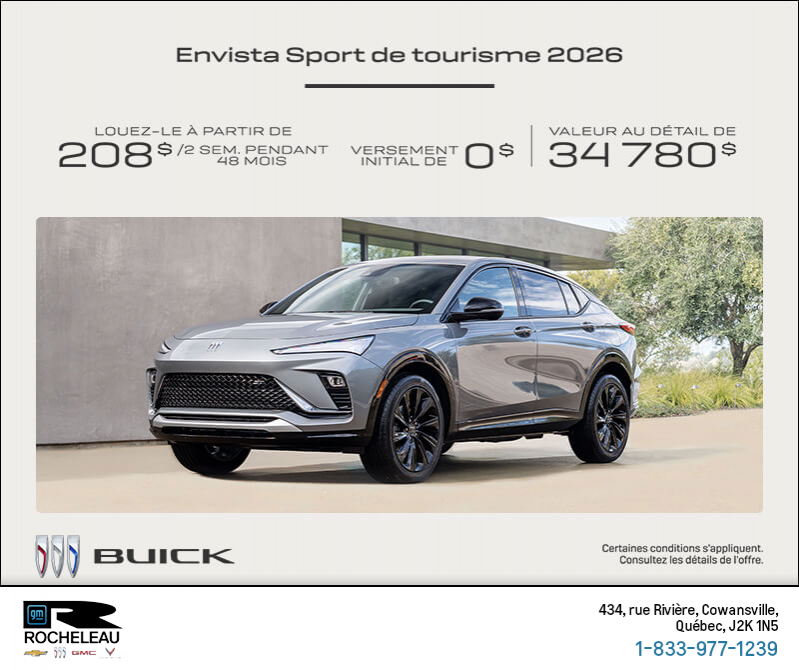 Procurez-vous le Buick  Envista