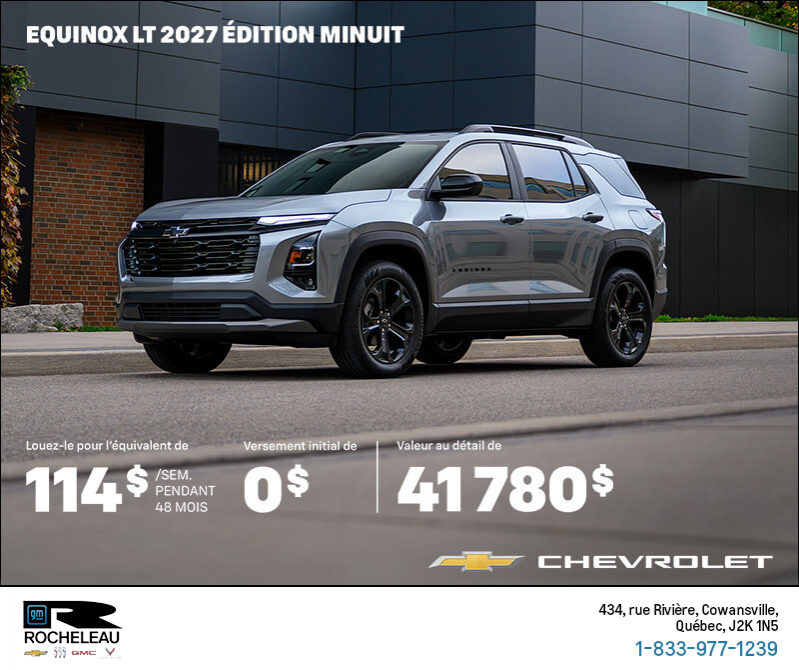 Procurez-vous le Chevrolet Equinox  2026