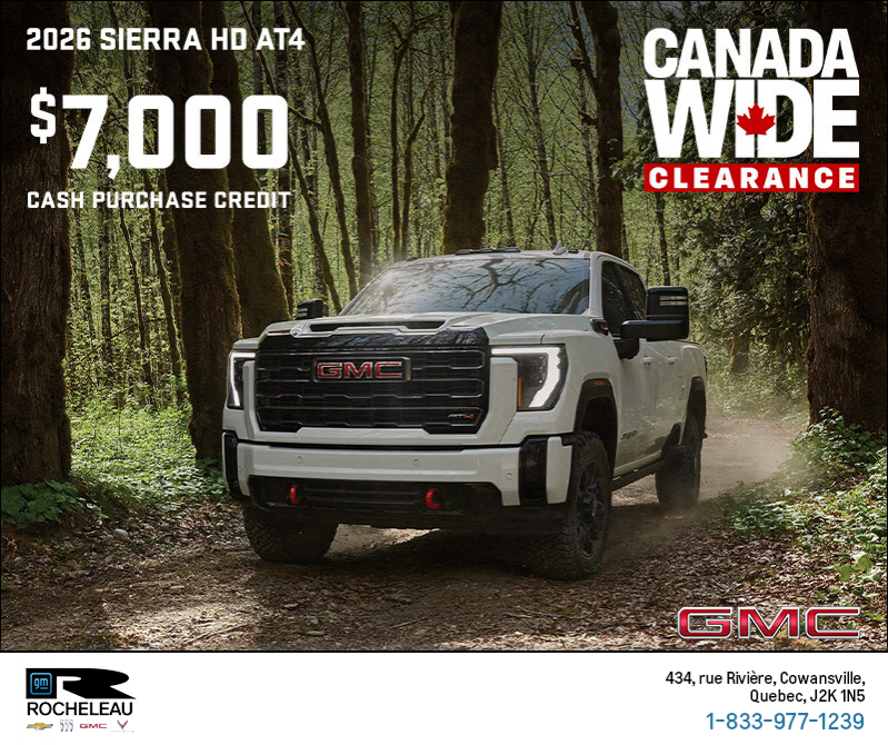 The 2026 GMC Sierra HD AT4