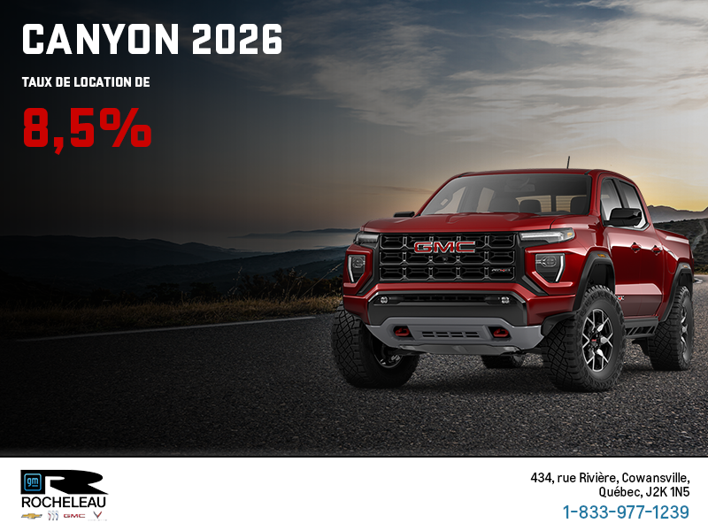 Le GMC Canyon 2026