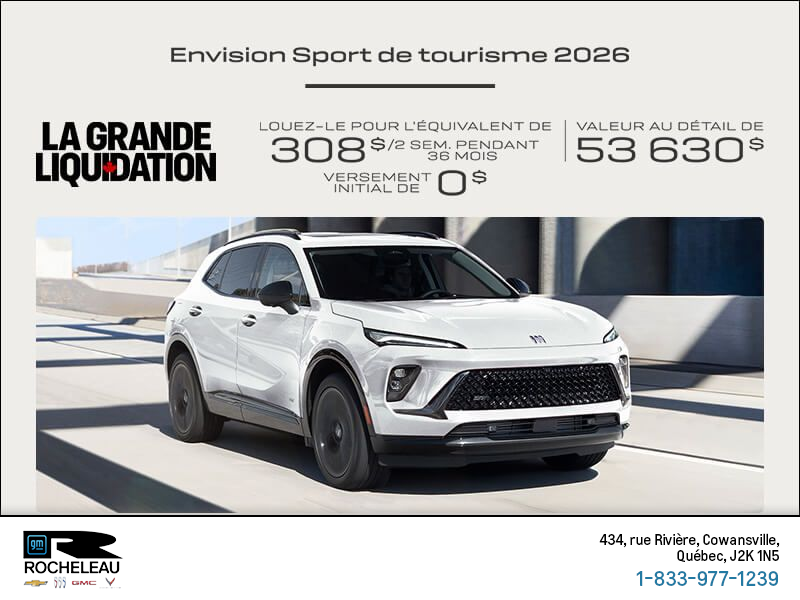 Procurez-vous la Buick Envision 2026