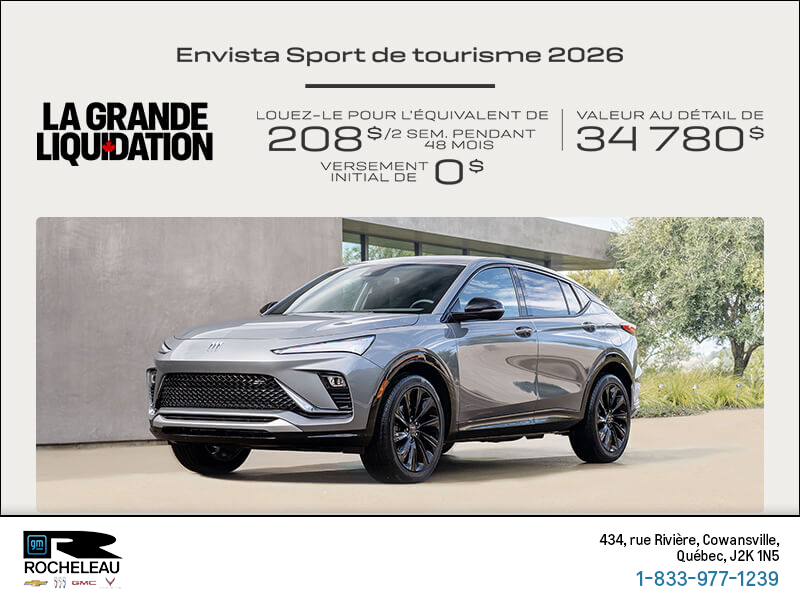 Procurez-vous la Buick Envista 2026