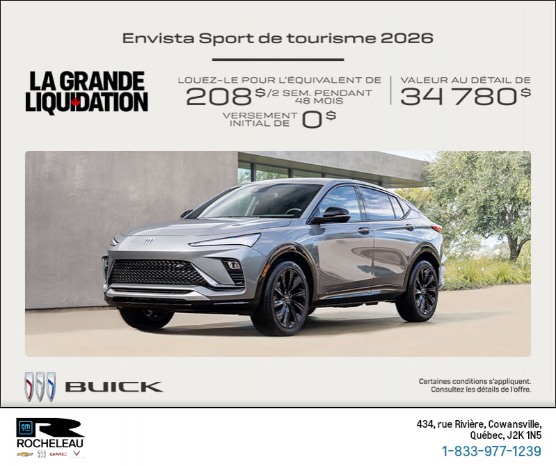 Procurez-vous la Buick Envista 2026