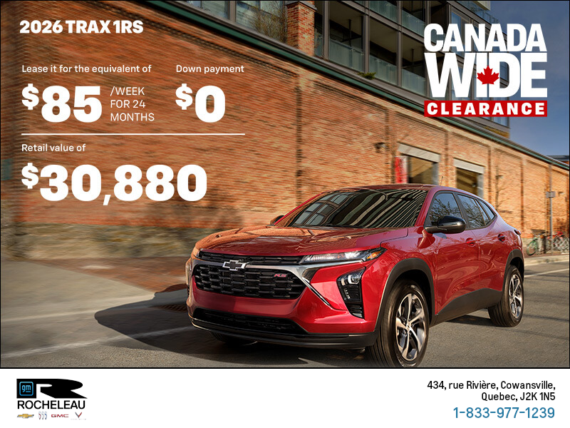 The 2026 Chevrolet Trax 1RS