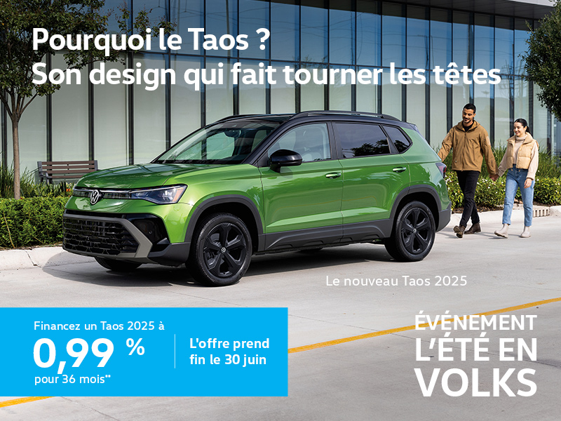 Procurez-vous le Volkswagen Taos 2025