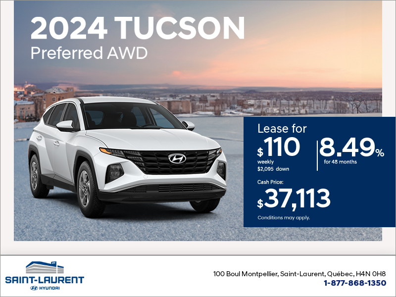 Saint-Laurent Hyundai in Saint-Laurent | Get the 2024 Tucson!