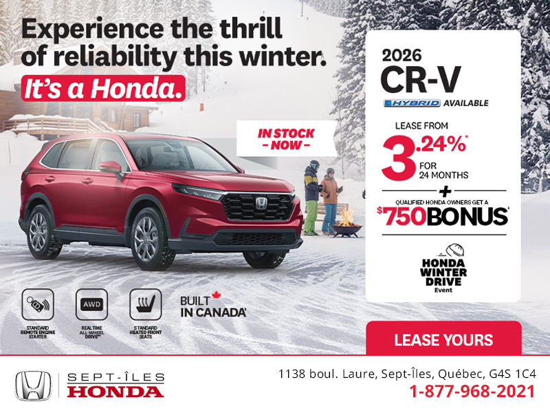 Get the 2026 Honda CR-V!