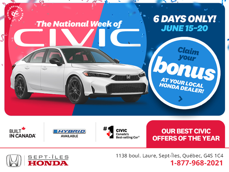 Honda Monthly Event!