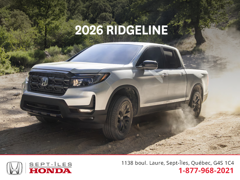 2026 Honda Ridgeline