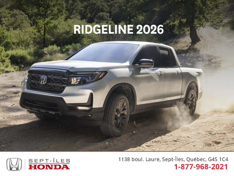 Honda Ridgeline 2026