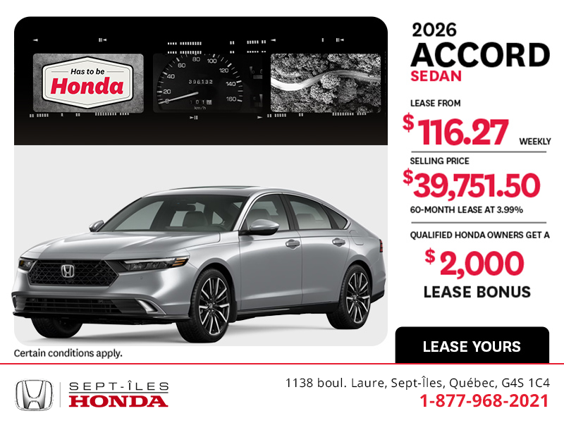 2026 Honda Accord