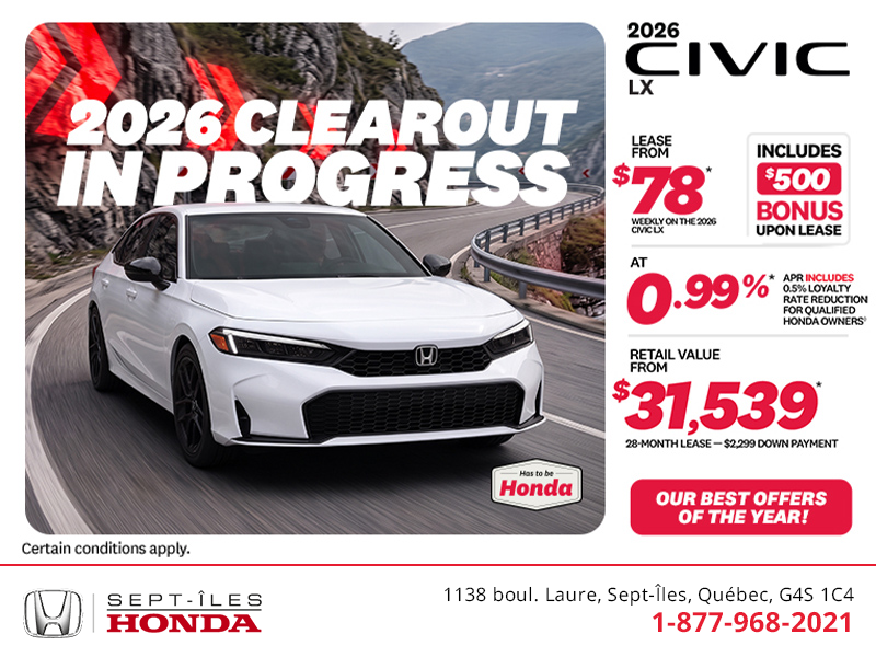 2026 Honda Civic Sedan