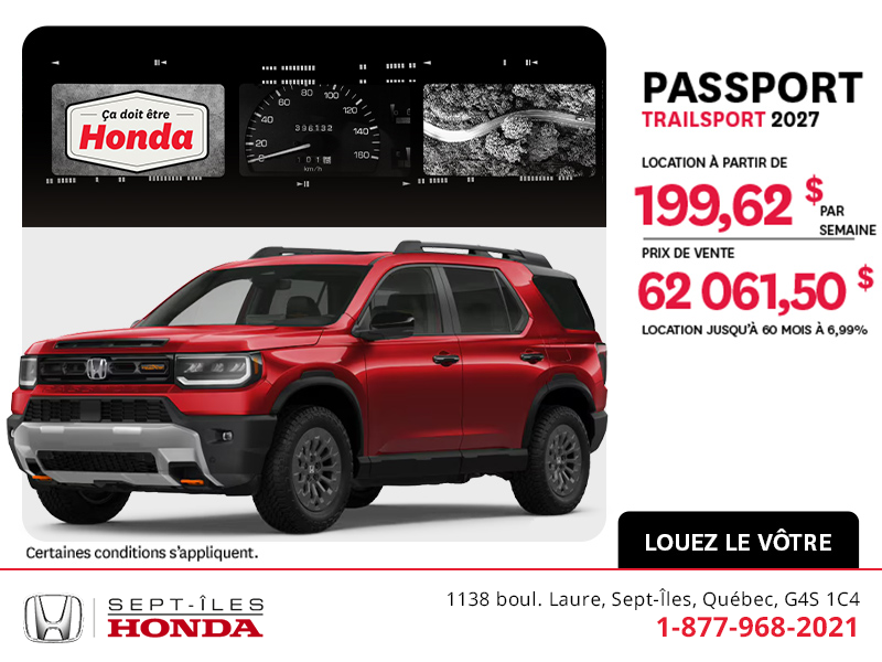 Honda Passport 2027