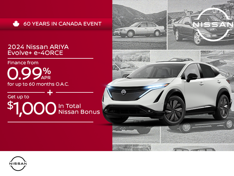 Get the 2025 Nissan Ariya Today!