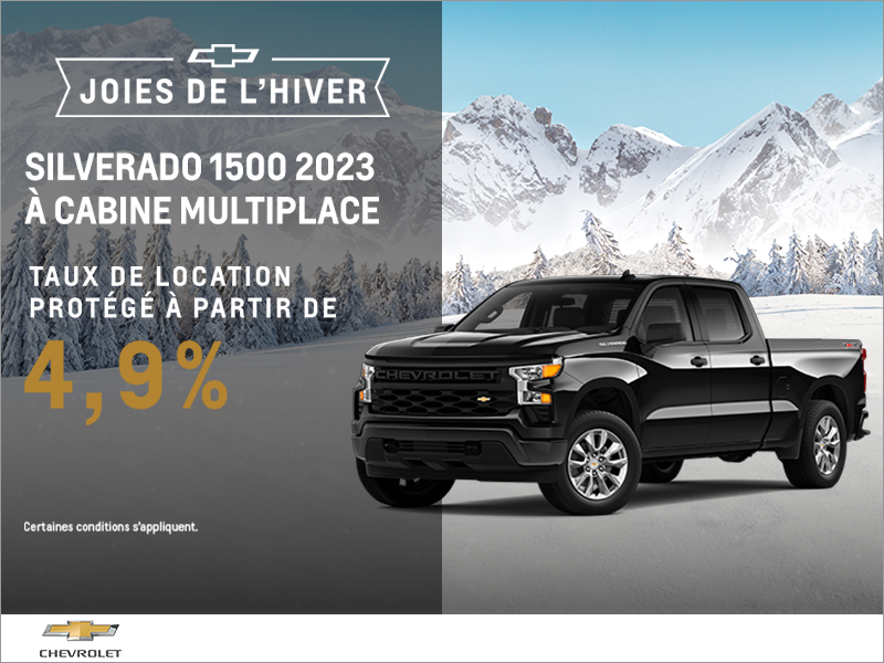 Procurez-vous le Chevrolet Silverado 1500 2023