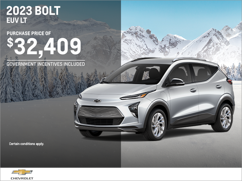 Get the 2023 Chevrolet Bolt EUV