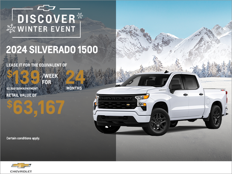 Get the 2024 Chevrolet Silverado 1500