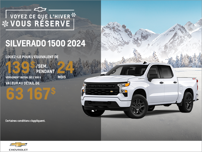 Procurez-vous le Chevrolet Silverado 1500 2024