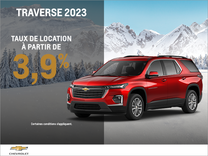 Procurez-vous le Chevrolet Traverse 2023