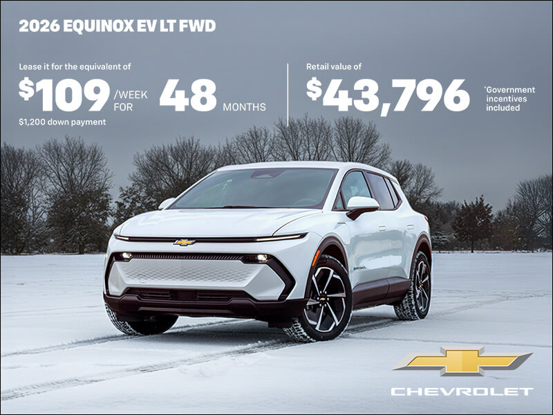 Get the 2026 Chevrolet Equinox EV