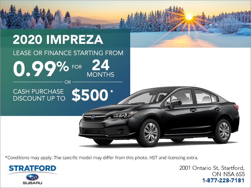 Subaru 0 Financing >> Stratford Subaru Get The 2020 Subaru Impreza 4 Door Today Subaru 0 Financing >> Stratford Subaru Get The 2020 Subaru Impreza 4 Door Today