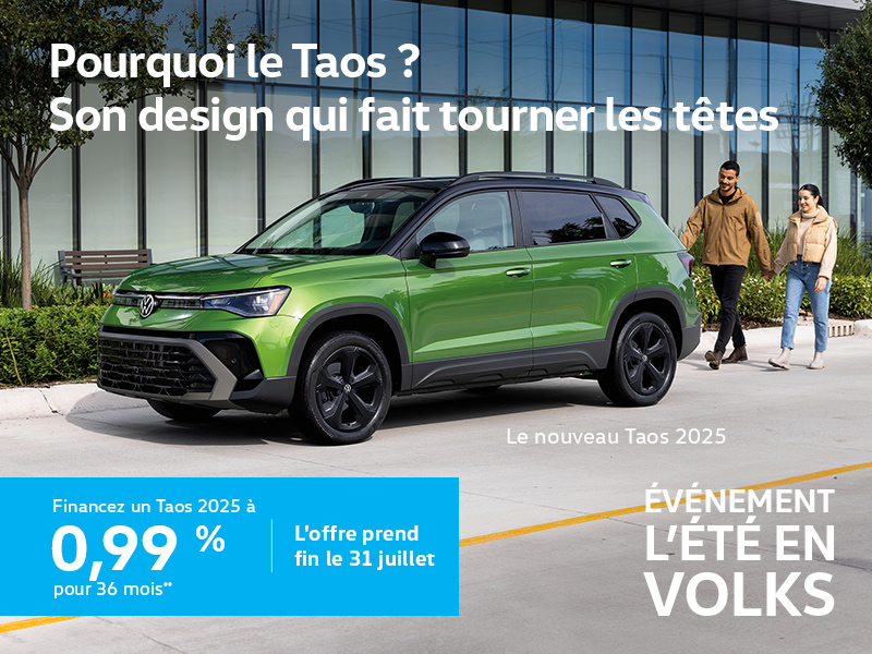 Procurez-vous la Volkswagen Taos 2025