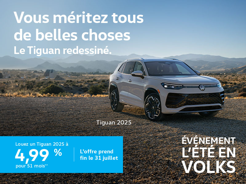 Procurez-vous le Volkswagen Tiguan 2024