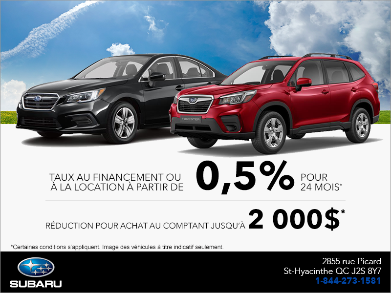 Événement mensuel chez Subaru