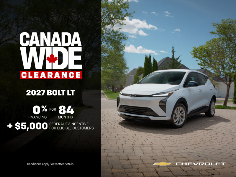 Get the 2027 Chevrolet Bolt LT