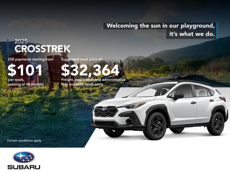 Get the 2025 Crosstrek today!