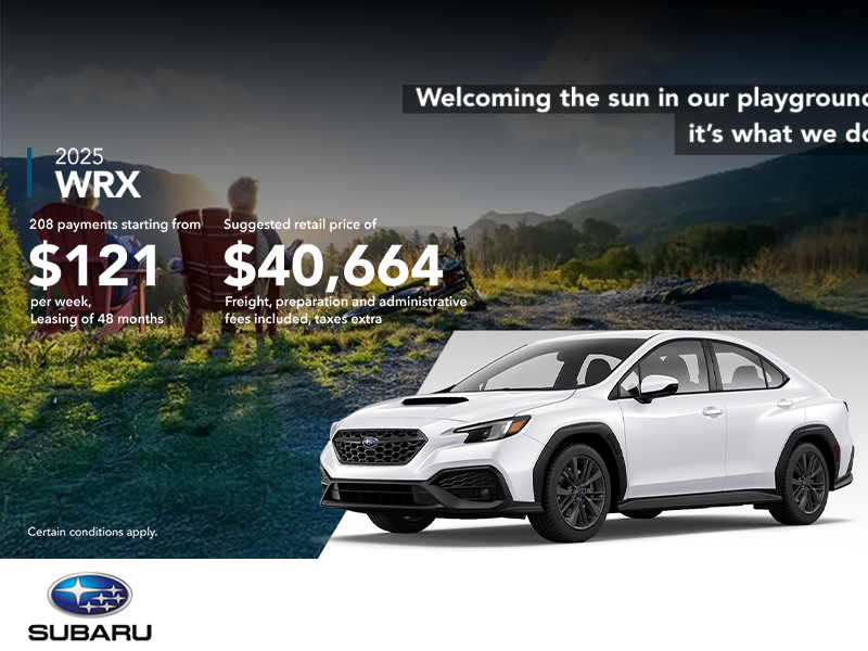 Get the 2025 WRX today!