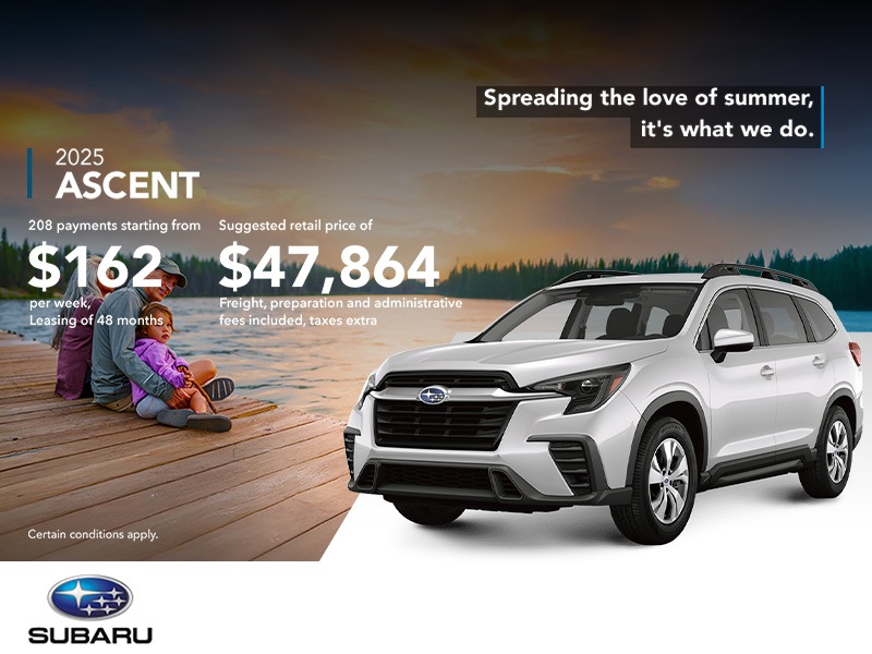 Get the 2025 Ascent today!
