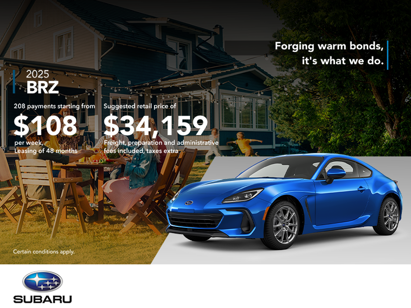 Get the 2025 BRZ today!
