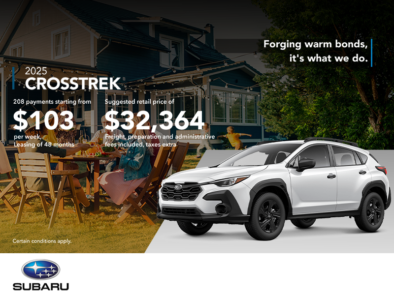 Get the 2025 Crosstrek today!