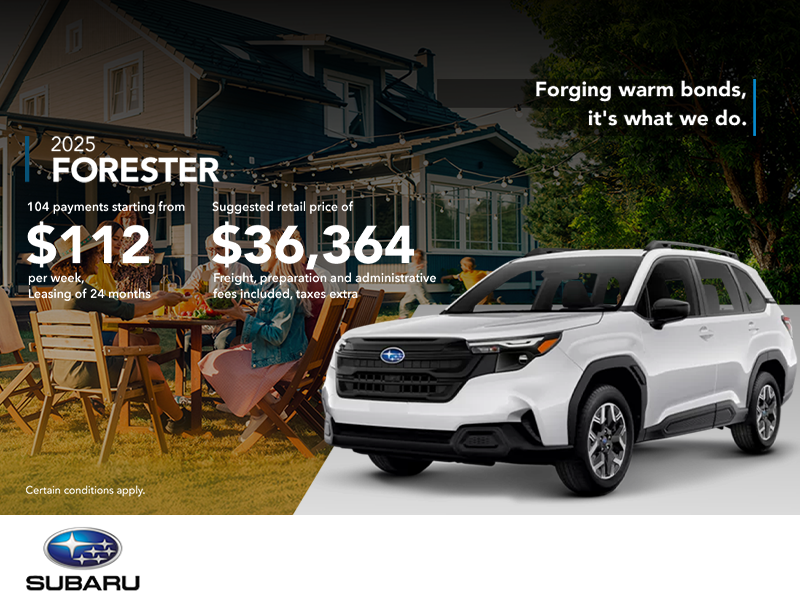 Get the 2025 Forester!