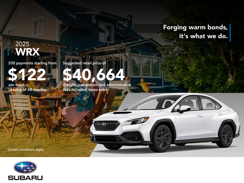 Get the 2025 WRX today!