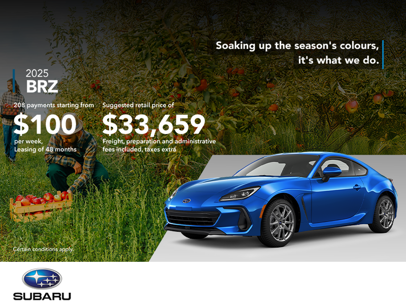 Get the 2025 BRZ today!