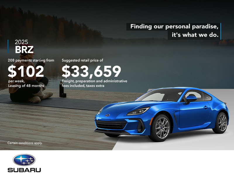 Get the 2025 BRZ today!